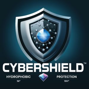 a logo of a Cybershield protection